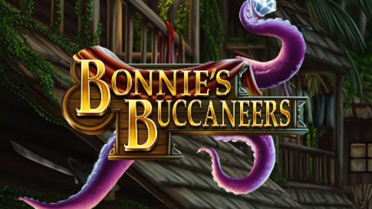 Cena temática de piratas com o slot Bonnie’s Buccaneers em destaque